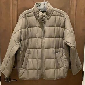 Thread & Supply olive green coat, sz s